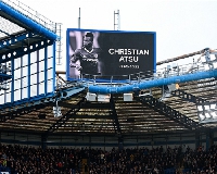 Chelsea pay tribute to Christian Atsu at Stamford Bridge