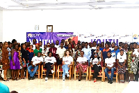 Participants at the workshop in a group picture