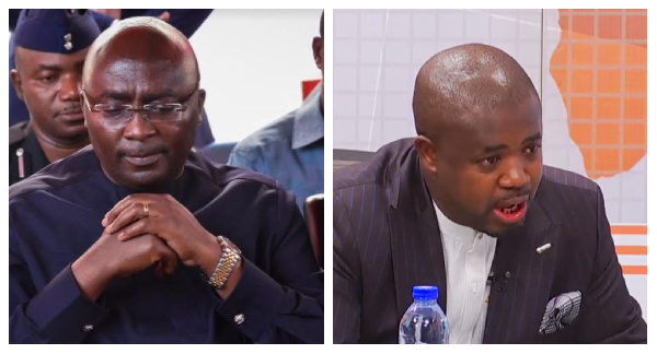 Dr Mahamudu Bawumia (left), Godwin Edudzi Tamakloe (right)