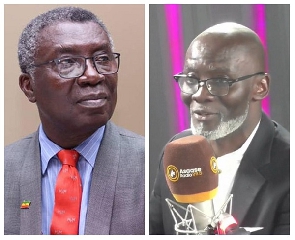 Prof. Kwabena Frimpong-Boateng and Gabby Asare Otchere-Darko