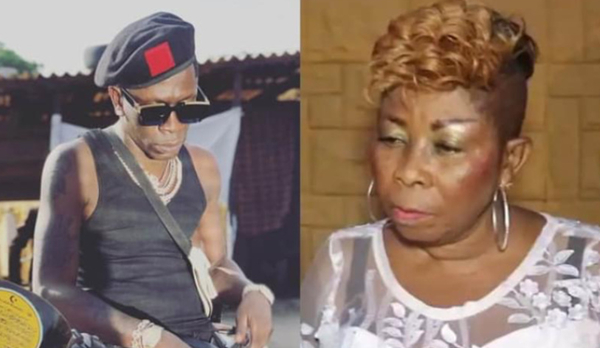 Shatta Wale and his mother, Madam Elsie Evelyn Avemegah