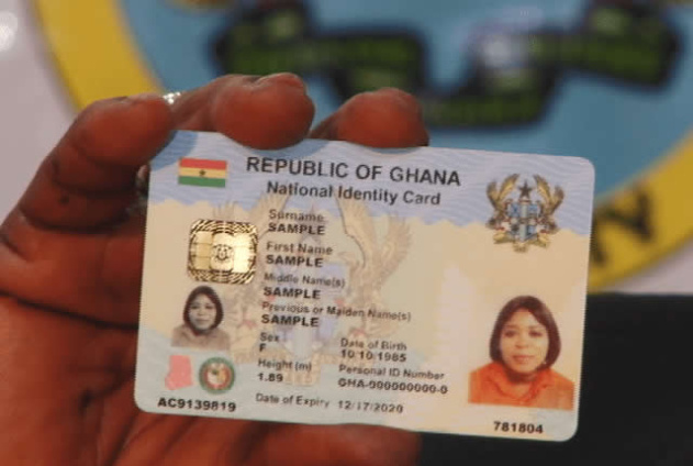 File photo of Ghana Card