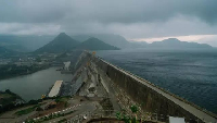 The dam was built on the Blue Nile at a cost of about $5bn (£3.7bn)