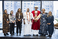 ChiChi Aniagolu-Okoye with speakers from the event