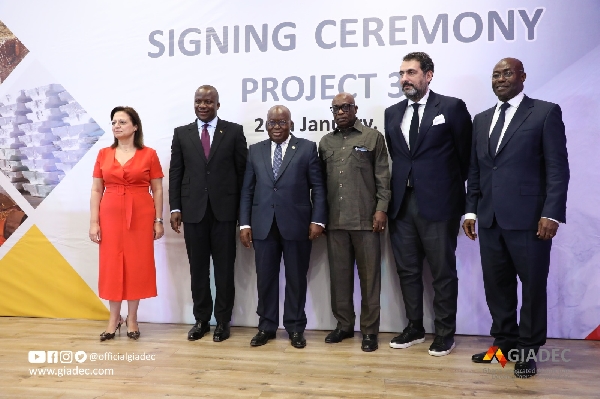 President Akufo-Addo witnessed the signing of the agreements between the two parties