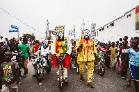 Scene from the popular Chale Wote festival