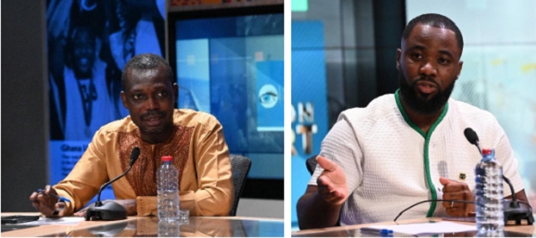 Chief Revenue Officer, Isaac Kobina Amoako and Senior Revenue Officer, Opoku Asante Afriyie