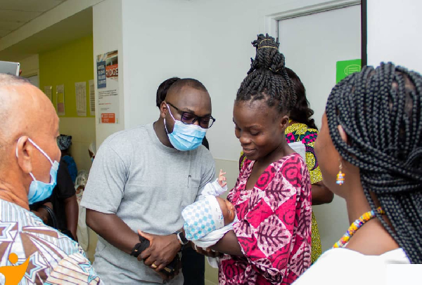 Valentino Nii Noi Nortey, others at Ridge Hospital