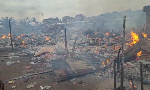 Hundreds rendered homeless as fire ravages Asawase Pelele slum