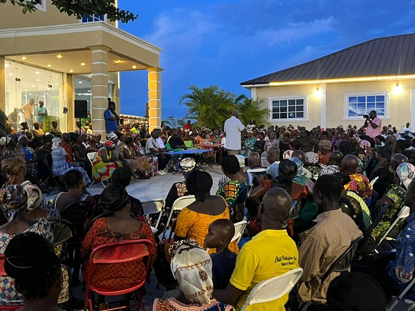 Former Energy Minister, Boakye Agyarko addressin party faithfuls