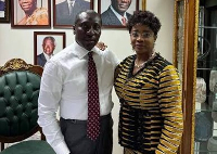 lexander Afenyo-Markin with Cynthia Morrison