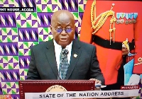 The president of Ghana, Nana  Akufo Addo