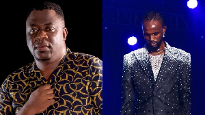 Nana Poku Ashis (L) declares Black Sherif (R) as the future of Ghana music