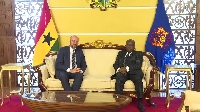 President Nana Addo Dankwa Akufo-Addo with EU President Charles Michel
