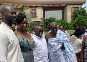 L - R: Kwabena Jumah, Edwina Akufo-Addo, Nana Akufo-Addo and Maxwell Kofi Jumah