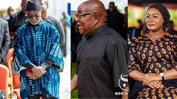 Paa Kwesi Nduom, Prof. Mike Oquaye and  Samira Bawumia at Theresa Kufuor's One Week Observation