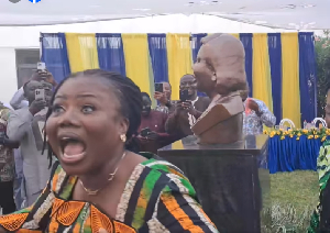 COP Tiwaa Addo-Danquah was shocked to see the bust built in her honour