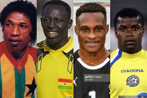 L-R George Alhassan, Prince Opoku, Sammy Adjei and Ishmael Addo