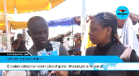An individual speaking to GhanaWeb TV