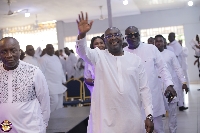 Vice President Dr Bawumia attends a church service