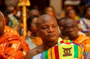 The Paramount Chief of the Asogli State, Togbe Afede XIV