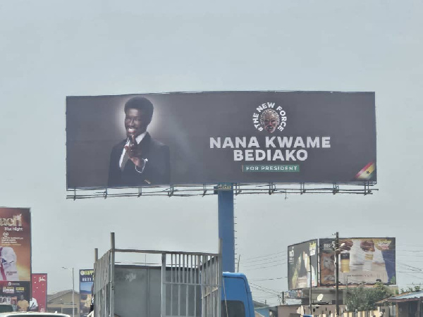 The New Force Movement new billboard with revealed face of the leader