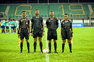 Officiating officials in the UG Corporate Football League
