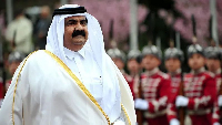 Sheikh Hamad during a two-day visit to Bulgaria as part of a European tour in 2009