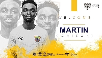 The Accra-based club have also signed Karikari's teammates Evans Adomako and Raphael Amponsah