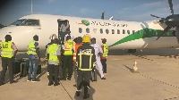 The Gambia delegation have refused to return to the same plane for their trip to Ivory Coast