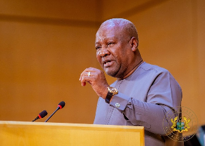 John Dramani Mahama is the President of the Republic of Ghana
