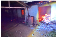 4 houses burnt at Keri amid ongoing conflict in Nkwanta South