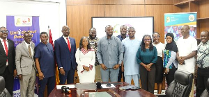 File photo of officials from the YEA and NIC together after an MoU signning