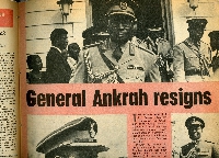 Joseph A. Ankrah resigned from office on April 2, 1969