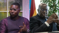 ASEPA led by Mensah Thompson (L)has threatened  to sue President Akufo-Addo (R)