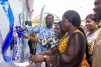 The commissioning of health facility at Elubo border