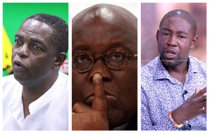 Kwesi Pratt, President Akufo-Addo and Bernard Okoe Boye