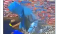 A screenshot from CCTV footage of the incident
