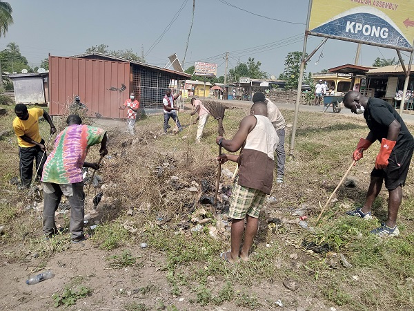 Jesus Company organized a cleanup exercise at Kpong