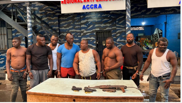 The suspects, together with the exhibits, were sent to the Accra Regional Police Headquarters