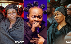 Akosua Serwaa, has taken a legal action against Odo Broni (R)