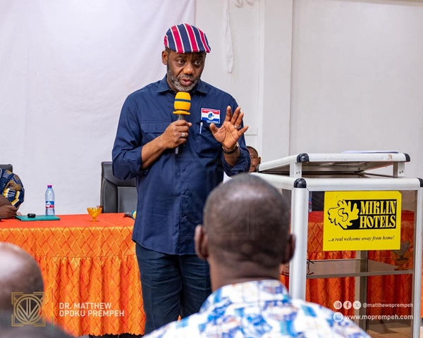 Dr Matthew Opoku Prempeh is former Energy Minister