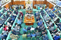 The Ugandan Parliament during a past session