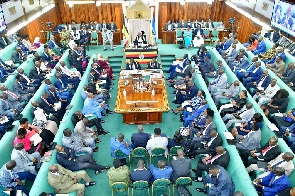The Ugandan Parliament during a past session