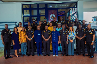 IGP in a group photograph with stakeholders after a meeting