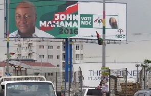 NDC Billboard.         File photo.