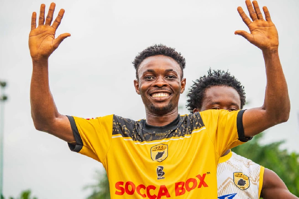 Parin FC striker Michael Ayertey