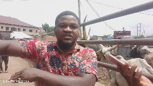 Shaibu Ewura is the veterinary officer at Sabtiu Musah Abattoir in Suame