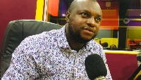 Member of NDC's Communications Team, Ernest Yaw Brogya Genfi