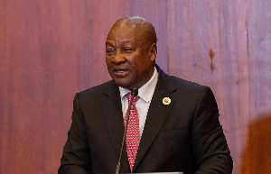 John Dramani Mahama is the President of Ghana